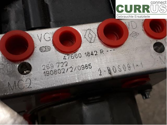 RENAULT CAPTUR 13-19 ABS Hydraulic unit 476605196R H4B-412