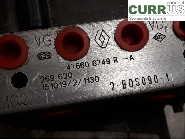 RENAULT KADJAR  15- Unité hydraulique ABS 476603731R K9K-647
