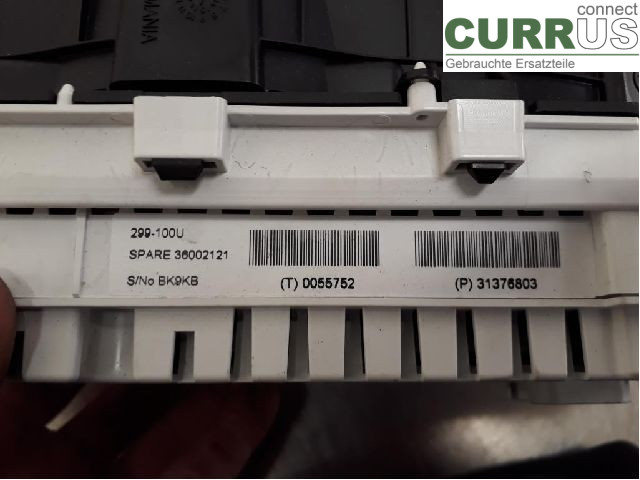 VOLVO V40  12-19 Instrumentenkombination 36011271 D4162T