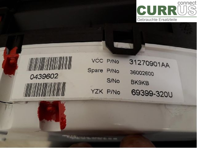 VOLVO V70      08-13 Instrument cluster / comb 36002600 D5244T14