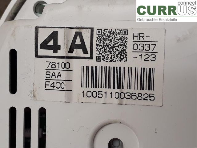 HONDA JAZZ     02-08 Instrument cluster / comb 78120-SAA-F42 L13A1