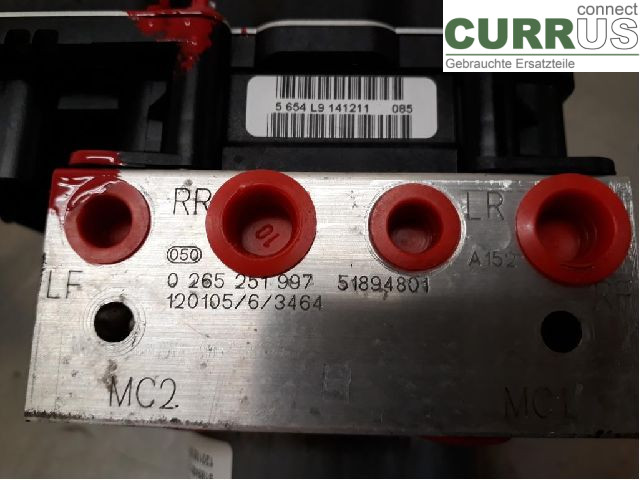 FIAT PUNTO EVO 10-12 ABS-Hydraulikeinheit 71771143 169.A4.000