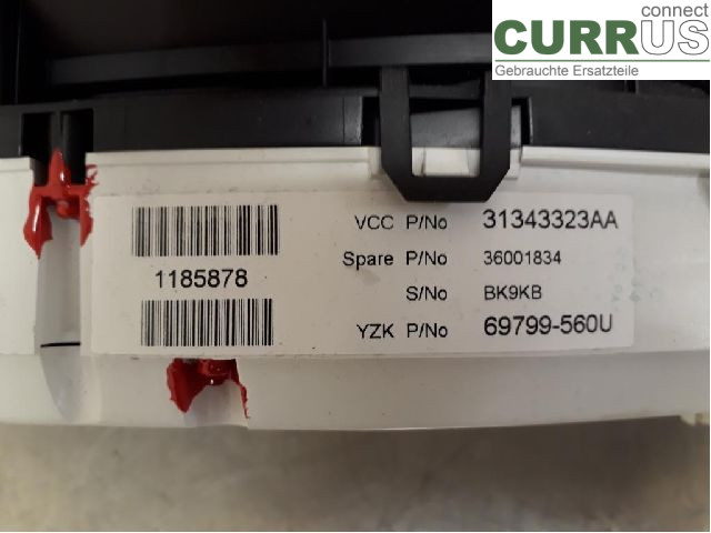 VOLVO V60  11-13 Instrument cluster / comb 36001834 D5244T17