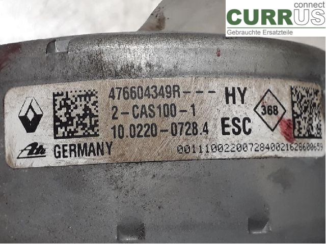 RENAULT MEGANE IV  16- Hydrauliczna jednostka ABS 476609440R H5F-408