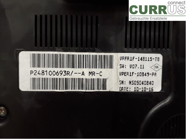 RENAULT MEGANE IV  16- Bloc instruments / combiné 248105618R H5F-408