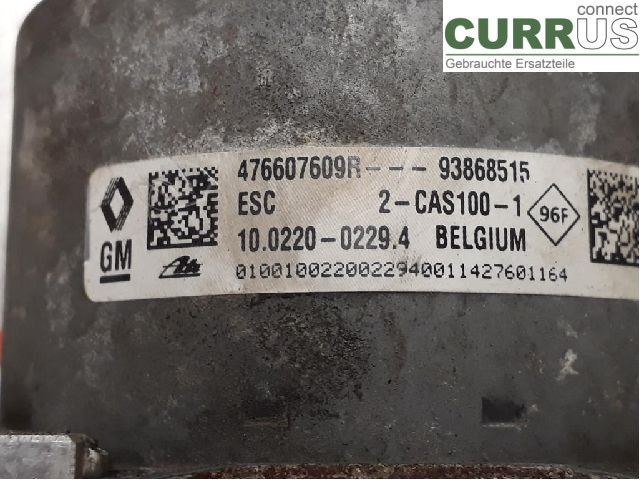 RENAULT TRAFIC  15- Hydrauliczna jednostka ABS 476607316R R9M-450