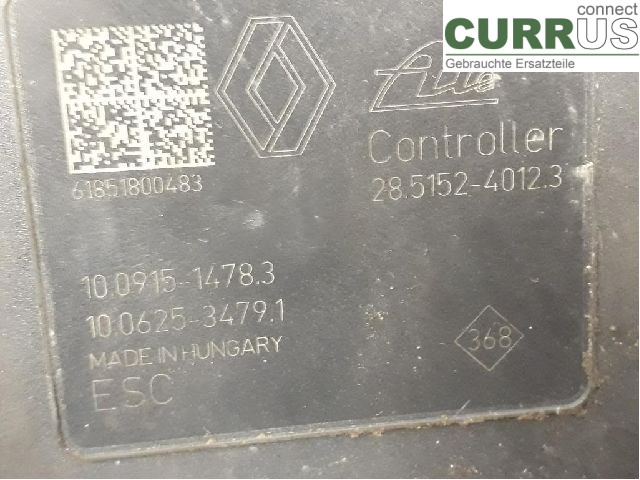 RENAULT TRAFIC  15- Hydrauliczna jednostka ABS 476609775R R9M-413