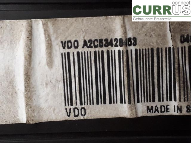 VW POLO       10-17 Instrument cluster / comb 6R0920860HX CGGB