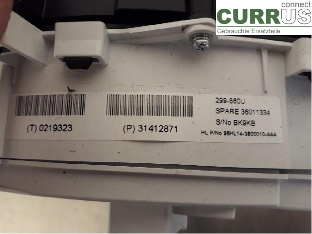 VOLVO V40  12-19 Instrument cluster / comb 36010383 B4164T4