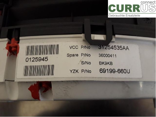 VOLVO V70      08-13 Instrument cluster / comb 36002195 D5244T4