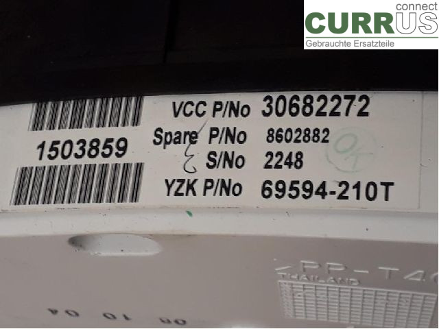 VOLVO S60      05-10 Instrument cluster / comb 36050524 B5244S