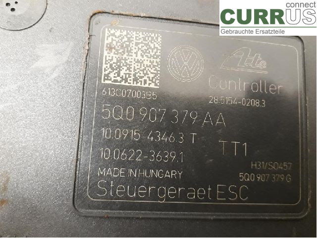 VW GOLF / E-GOLF VII   13-20 ABS Hydraulic unit 5Q0614517CL CHPA