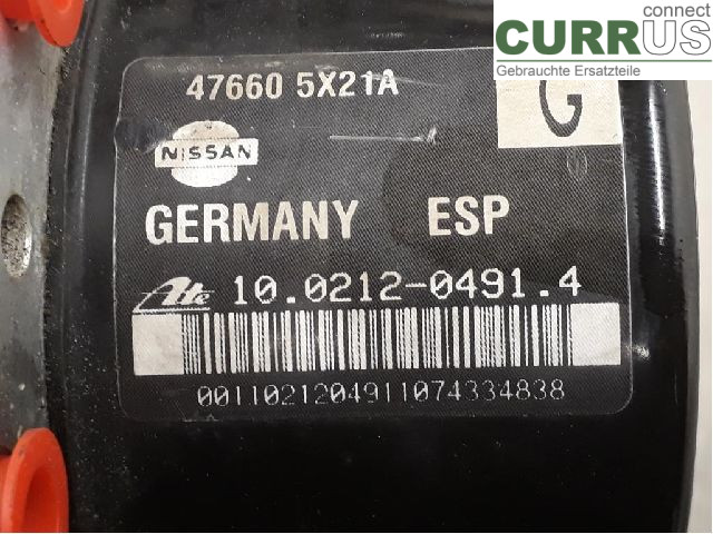 NISSAN NAVARA    05- ABS-Hydraulikeinheit 476605X23A V9X-661