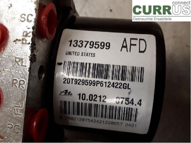 OPEL ASTRA  J    10-15 ABS Hydraulic unit 39061712 A17DTR