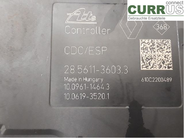 RENAULT MEGANE III 09-15 ABS Hydraulic unit 476607618R K9K-837