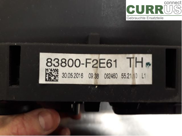 TOYOTA AURIS      13-19 Instrument cluster / comb 83800-F2E61 2ZR-FXE