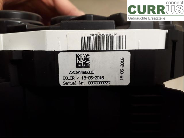 TOYOTA AURIS      13-19 Instrument cluster / comb 83800-F2E61 2ZR-FXE