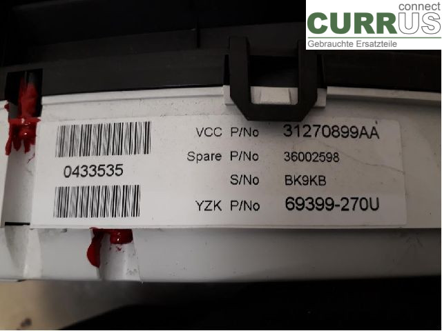 VOLVO V70      08-13 Instrumentkam 36002598 D5244T14