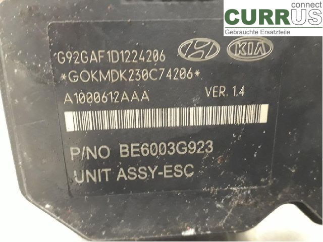 KIA RIO  12-16 ABS Hydraulic unit 589201W505 G4LA