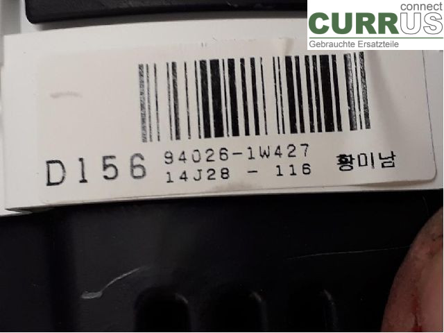 KIA RIO  12-16 Instrument cluster / comb 940261W427 G4LA
