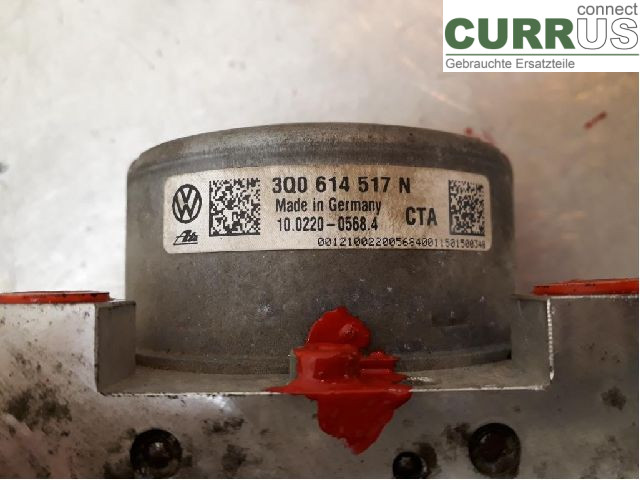 VW PASSAT  15-19 Unité hydraulique ABS 3Q0614517AB DDAA