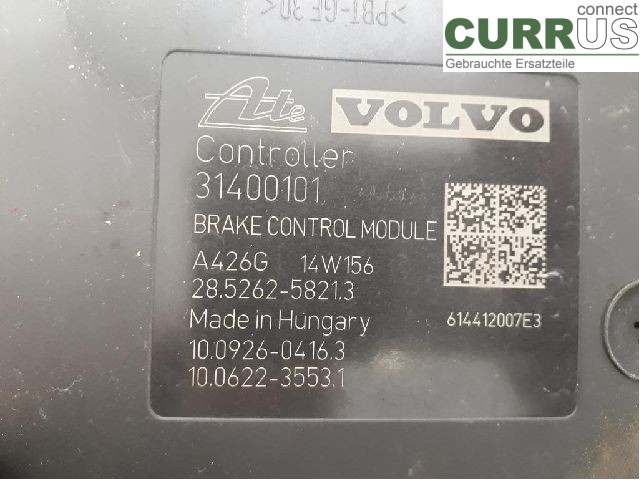 VOLVO V60  14-18 ABS Hydraulic unit 31400546 D5244T15
