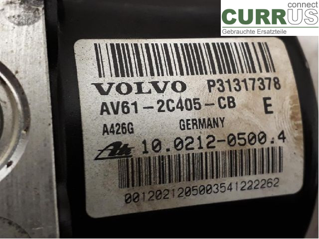 VOLVO S40      08-12 ABS Hydraulic unit 31317379 D4162T