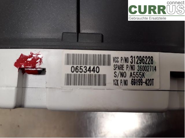 VOLVO S40      08-12 Instrumentenkombination 36002714 D5204T5