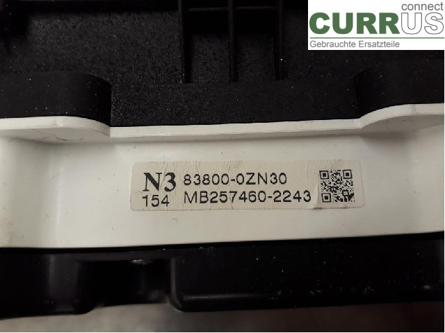 TOYOTA AURIS    10-12 Instrument cluster / comb 83800-0ZN30 2ZR-FXE
