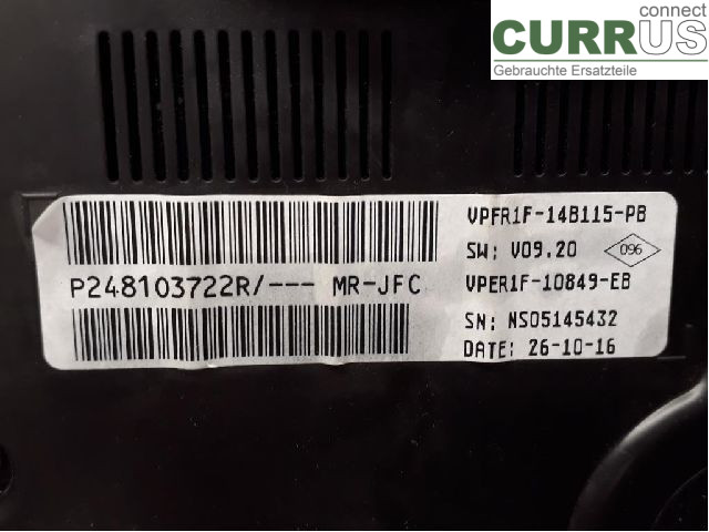 RENAULT ESPACE 15-20 Instrument cluster / comb 248102571R R9M-452