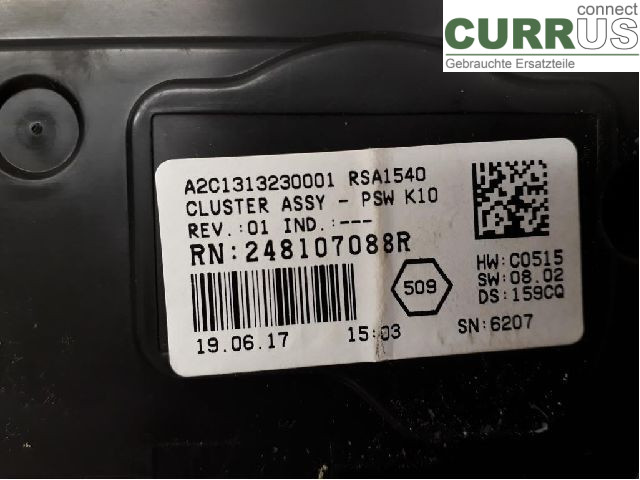 RENAULT KOLEOS II  17- Instrument cluster / comb 248105104R M9R-868