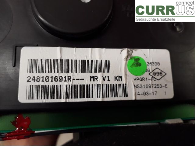 DACIA DOKKER Instrument cluster / comb 248091950R K9K-626