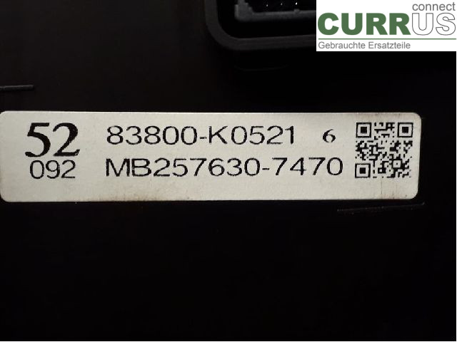 TOYOTA YARIS  20- Instrument cluster / comb 83800-K0521 M15A-FXE