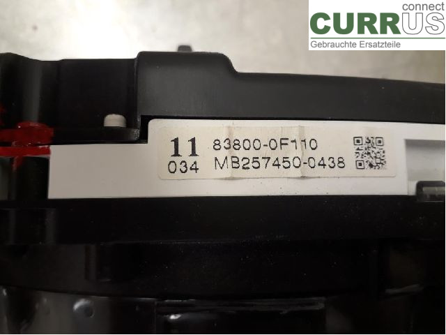 TOYOTA VERSO        09-  Instrumentenkombination 83800-0F110 2ZR-FAE