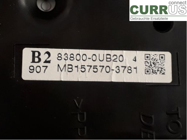 TOYOTA YARIS  15-20 Instrument cluster / comb 83800-0UB20 1NR-FE