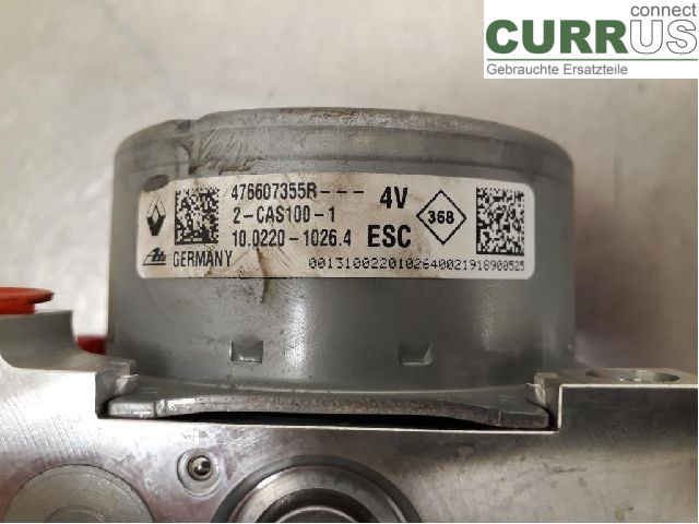 RENAULT MEGANE IV  16- ABS hydraulisk enhet 476600737R H5H-450