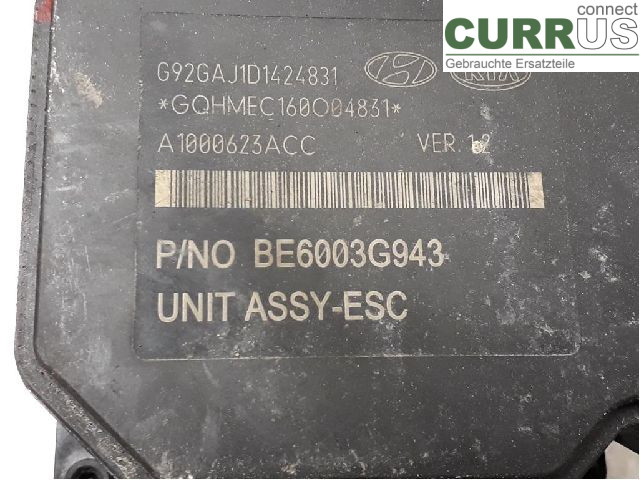 KIA RIO  12-16 Unité hydraulique ABS 589201W570 G4LA