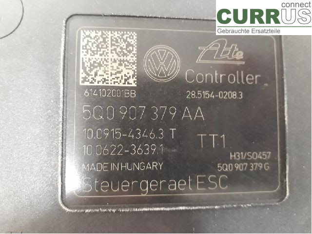 AUDI A3/S3 8V  13-20 ABS Hydraulic unit 5Q0614517T CRBC