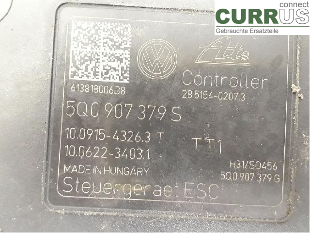VW GOLF / E-GOLF VII   13-20 ABS Hydraulic unit 5Q0614517CK CJZA
