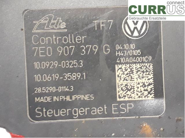 VW TRANSP/CARAVELLE 04-15 ABS hydraulisk enhed 7E0614517H CCHA