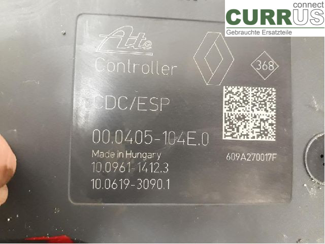 RENAULT MEGANE III 09-15 ABS Hydraulic unit 476604304R K4M-866