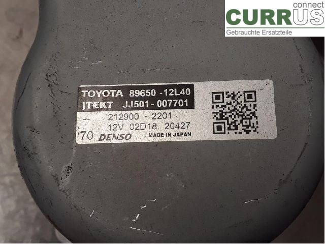 TOYOTA COROLLA 19- Pompe de direction assistée électrique 89650-12L60 2ZR-FXE