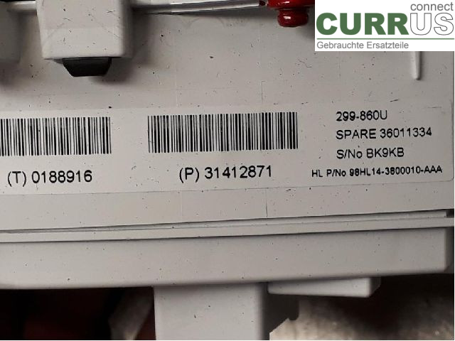 VOLVO V40  12-19 Instrument cluster / comb 36010383 B4164T4