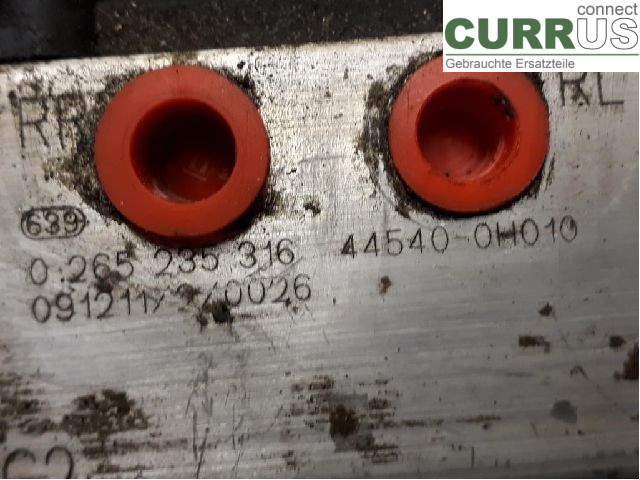 TOYOTA AYGO  06-14 ABS hydraulisk enhed 44050-0H020 1KR-FE