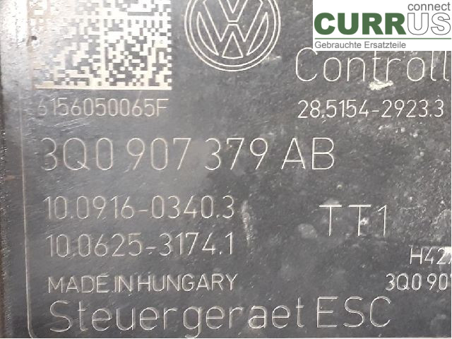 VW PASSAT  15-19 ABS Hydraulic unit 3Q0614517AB DFCA