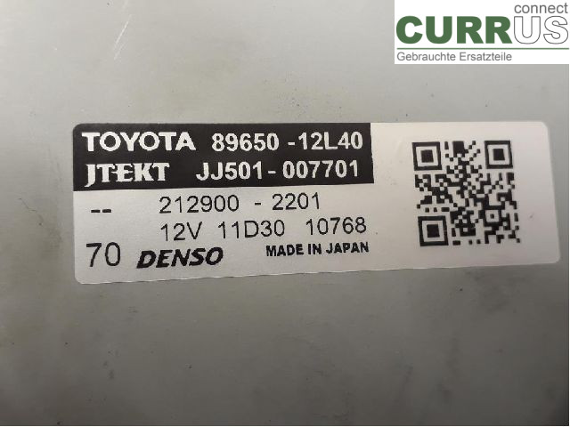 TOYOTA COROLLA 19- Power steering pump (electric) 89650-12L60 2ZR-FXE