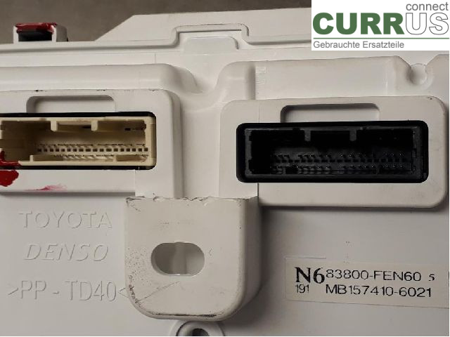 TOYOTA COROLLA 19- Instrument cluster / comb 83800-FEV10 2ZR-FXE