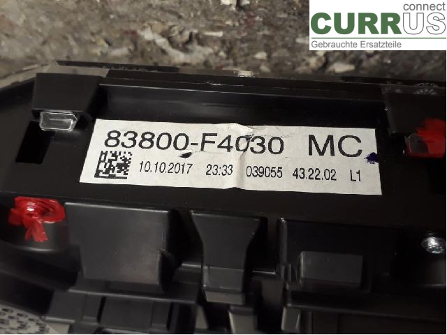 TOYOTA C-HR 16-23 Instrument cluster / comb 83800-F4030 2ZR-FXE