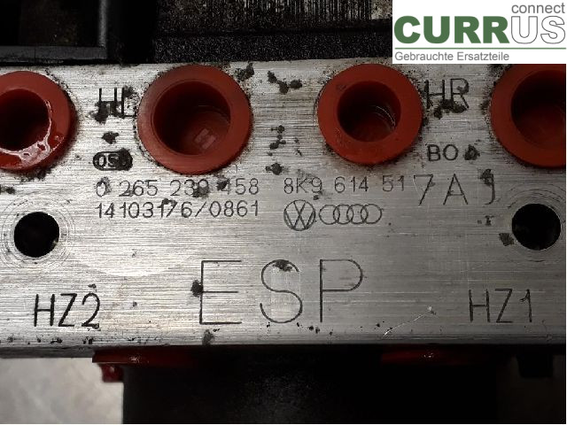 AUDI A4  12-15 ABS Hydraulic unit 8K9614517AL CNHA