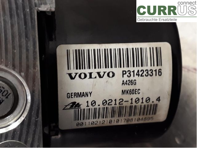 VOLVO V40  12-19 ABS Hydraulic unit 31423317 B4154T2